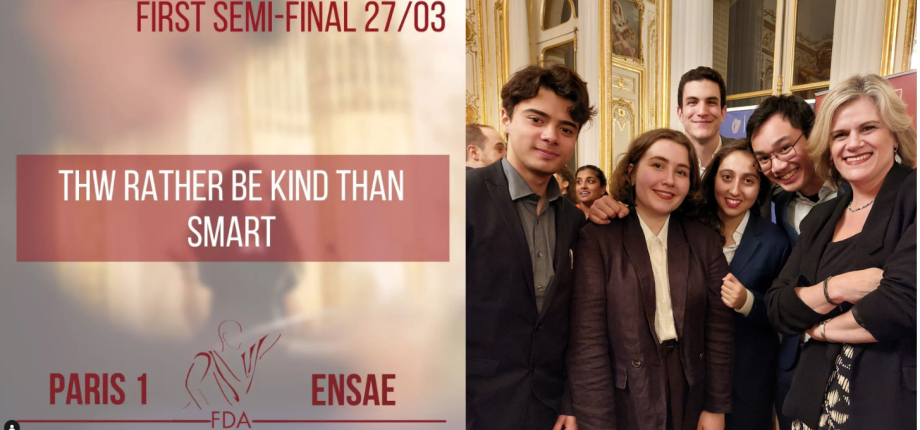 Tournoi de Debating : l'ENSAE Paris remporte la demi-finale face à l'Université Paris 1 Panthéon-Sorbonne !