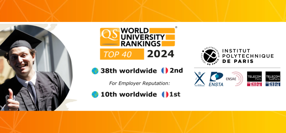 QS WUR 2024: IP Paris in the Top 40 of the world's best universities