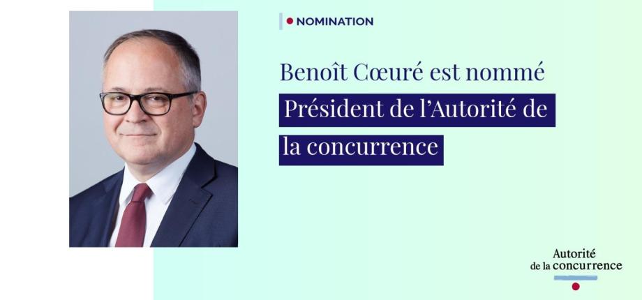 Alumni - Benoît Cœuré, nommé président de l’Autorité de la concurrence