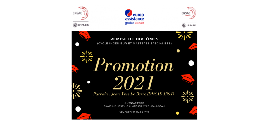 Cérémonie de remise des diplômes, promotion 2021