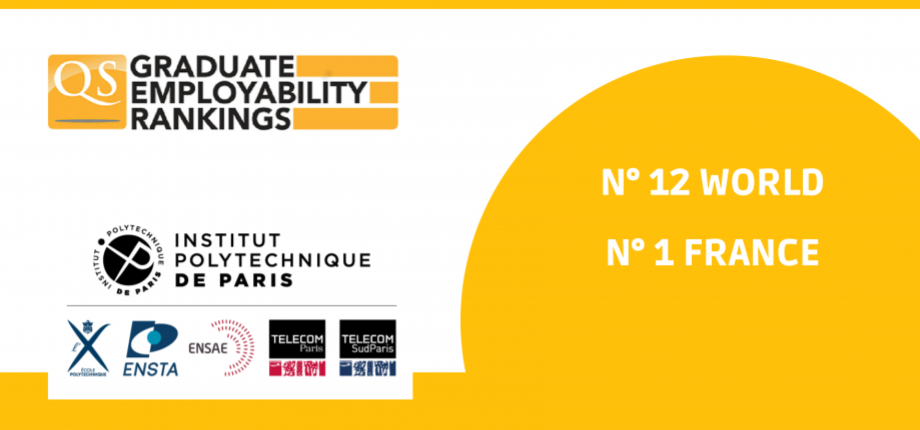 QS Graduate Employability Rankings 2022- L'Institut Polytechnique de Paris est 12e mondial et 1er français