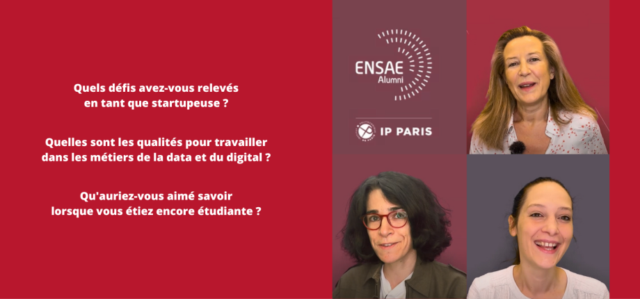 Parcours croisés de 3 startupeuses ENSAE Alumni