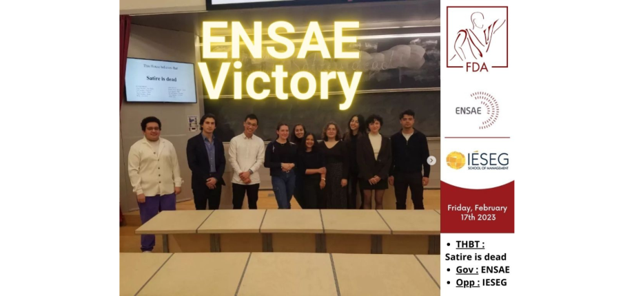 Tournoi de Debating : IESEG vs ENSAE Paris