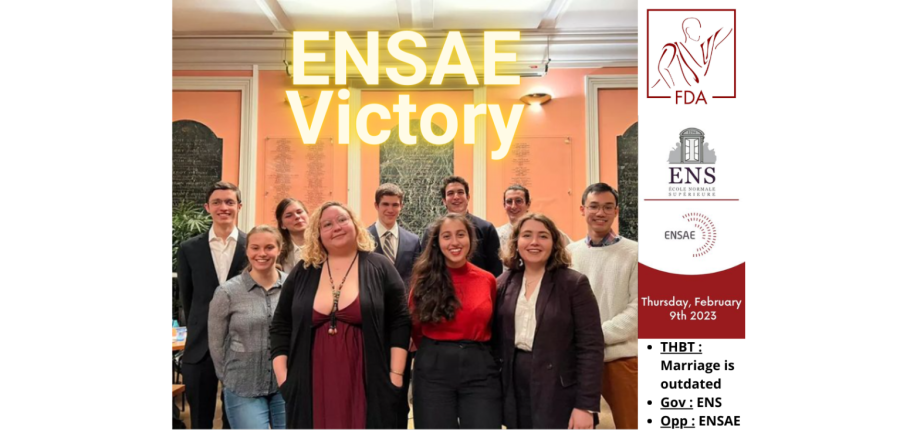 Debating Tournament : ENS Ulm vs ENSAE Paris