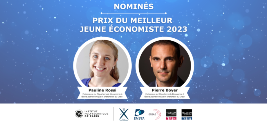 Pauline Rossi and Pierre Boyer nominees of the Best Young Economist of France Award