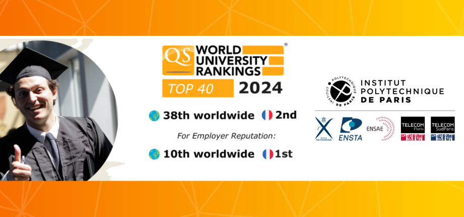 QS WUR 2024 : IP Paris dans le Top 40 des meilleures universités mondiales