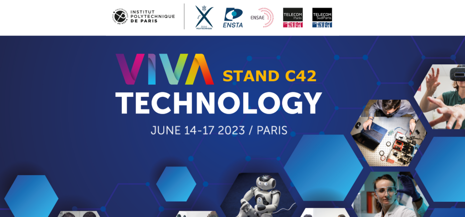 2 ENSAE Alumni startups on the IP Paris stand at Viva Technology 2023