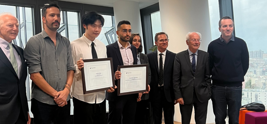 Noureddine Oulid Azouz, lauréat du Prix du meilleur mémoire de master en finance quantitative de la fondation Natixis