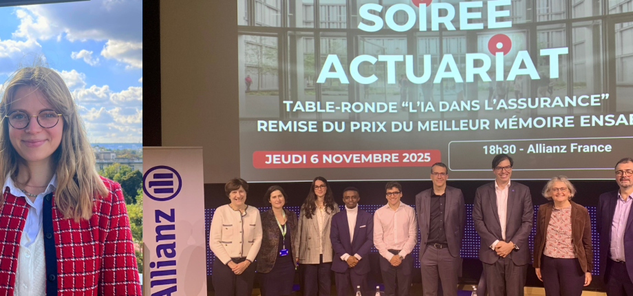  Lou Nicolas, lauréate du Prix du meilleur mémoire d'actuariat - Promotion 2024