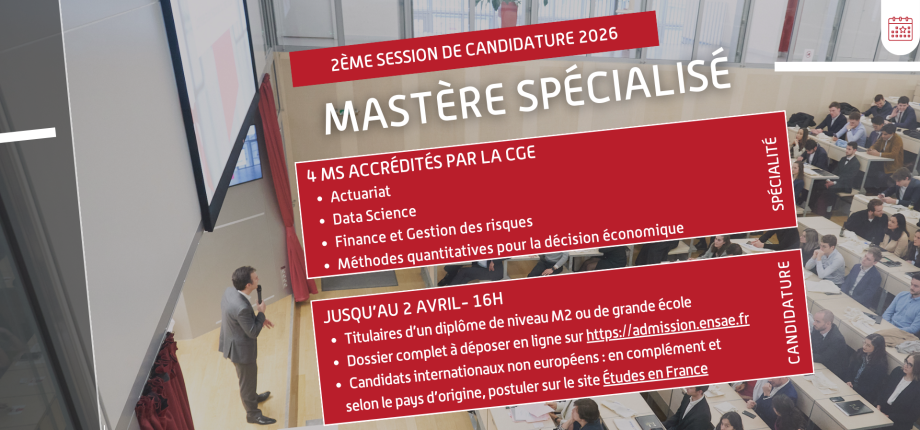 Admission en Mastère spécialisé : postulez à la 2ème session d'ici le 2 avril