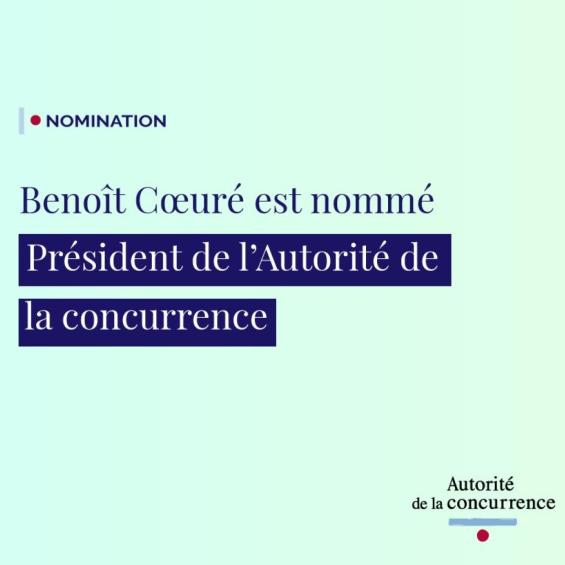 Alumni - Benoît Cœuré, nommé président de l’Autorité de la concurrence