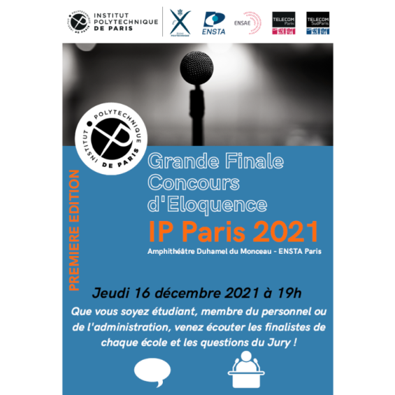 Grande Finale du concours d’éloquence IP Paris