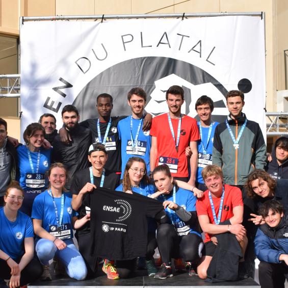 Ekiden du Platal : les équipes de l'ENSAE Paris en tête du podium !