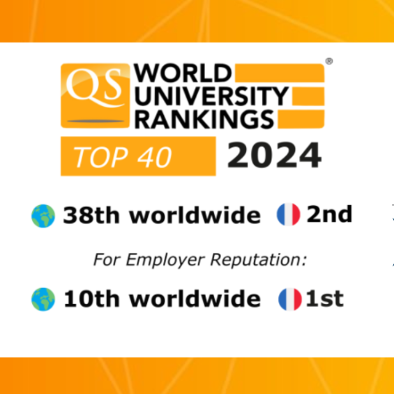 QS WUR 2024: IP Paris in the Top 40 of the world's best universities