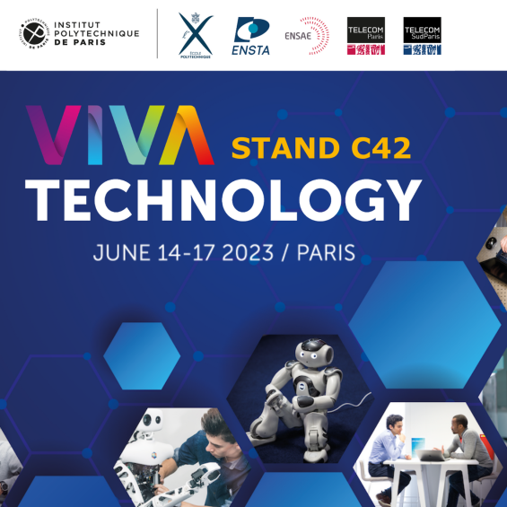 2 ENSAE Alumni startups on the IP Paris stand at Viva Technology 2023