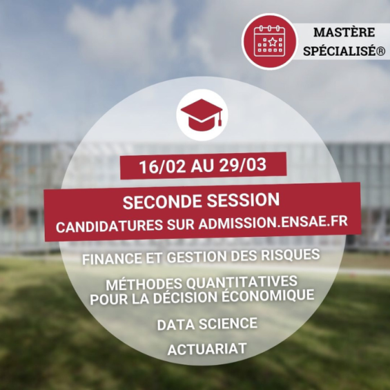 Admission to the Specialized Master's programs: 2nd application session is now open