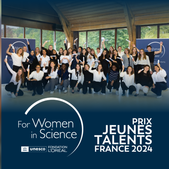 Solenne Gaucher, lauréate du Prix Jeunes Talents L'Oréal-UNESCO, pour les Femmes et la Science 2024