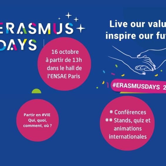 International : l'ENSAE célèbre les Erasmus Days le 16 octobre