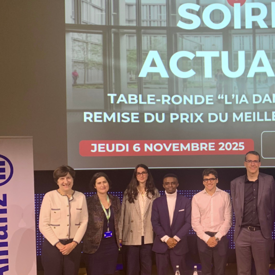  Lou Nicolas, lauréate du Prix du meilleur mémoire d'actuariat - Promotion 2024