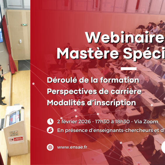 Admission en Mastère spécialisé :  participez à notre webinaire du 2 février à 17h30