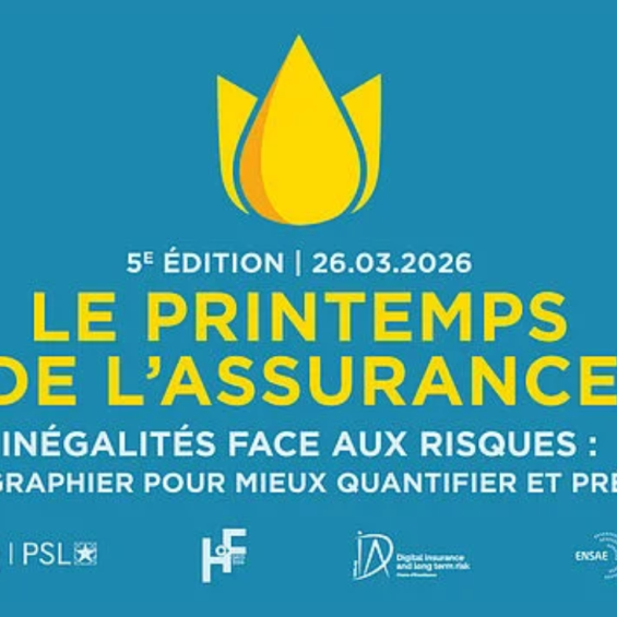 5ème Printemps de l'Assurance le 26 mars 2026 : "Inégalités face aux risques"