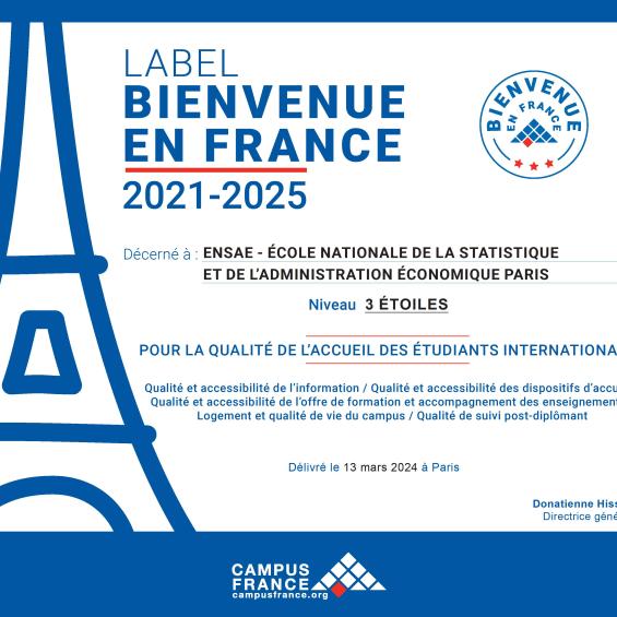 Label Bienvenue en France