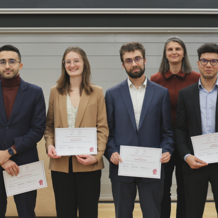 Remise du prix du meilleur mémoire d'actuariat - Promotion 2022