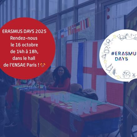 International : l'ENSAE célèbre les Erasmus Days le 16 octobre