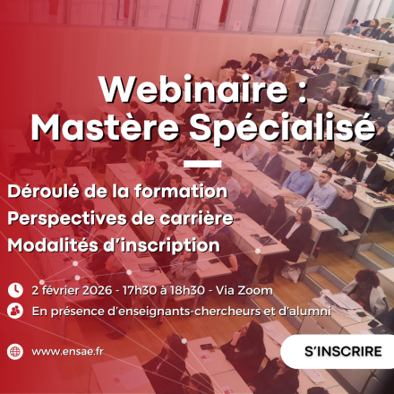 Admission en Mastère spécialisé :  participez à notre webinaire du 2 février à 17h30