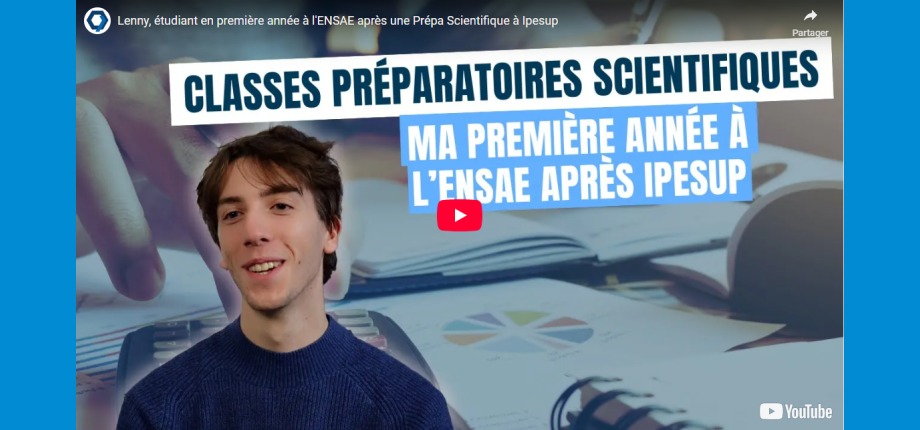 À voir - Interview de Lenny Ouakil, élève-ingénieur en 1A après une prépa scientifique à Ipesup