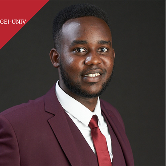 Jean de Dieu Sinzinkayo, 2nd year engineering student