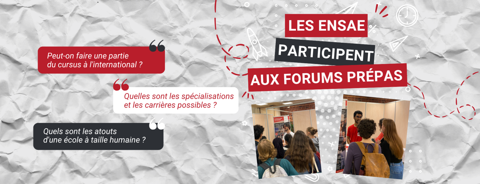Échangez avec les élèves de l'ENSAE Paris lors des forums prépa !