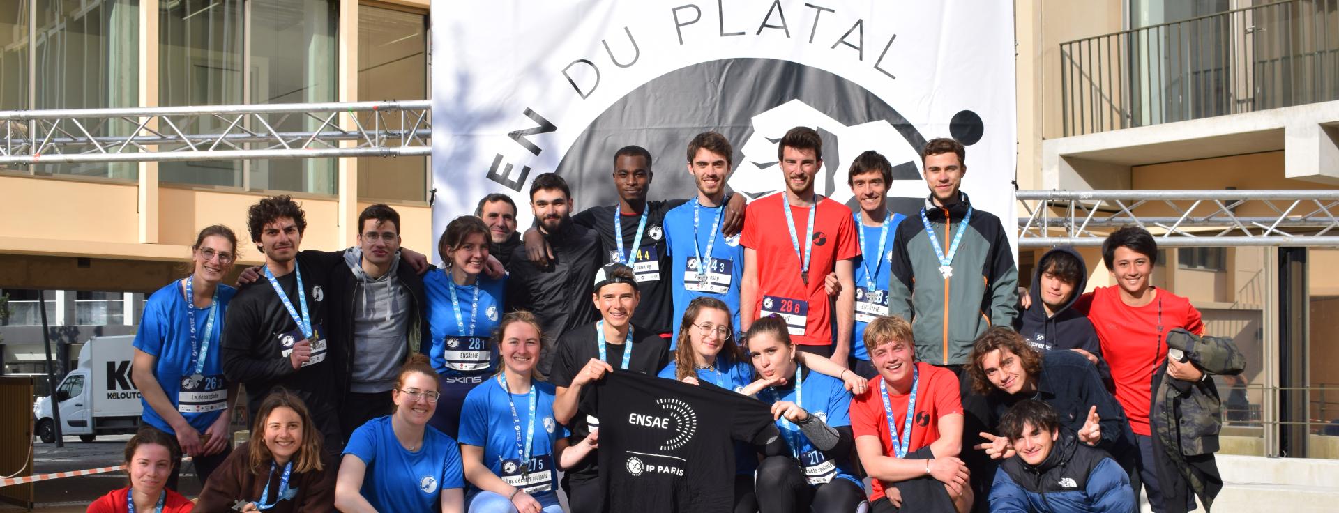 Ekiden du Platal : les équipes de l'ENSAE Paris en tête du podium !