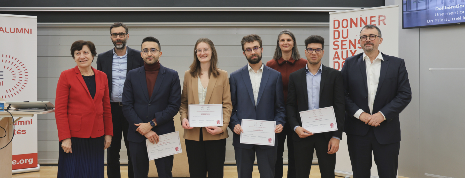Remise du prix du meilleur mémoire d'actuariat - Promotion 2022