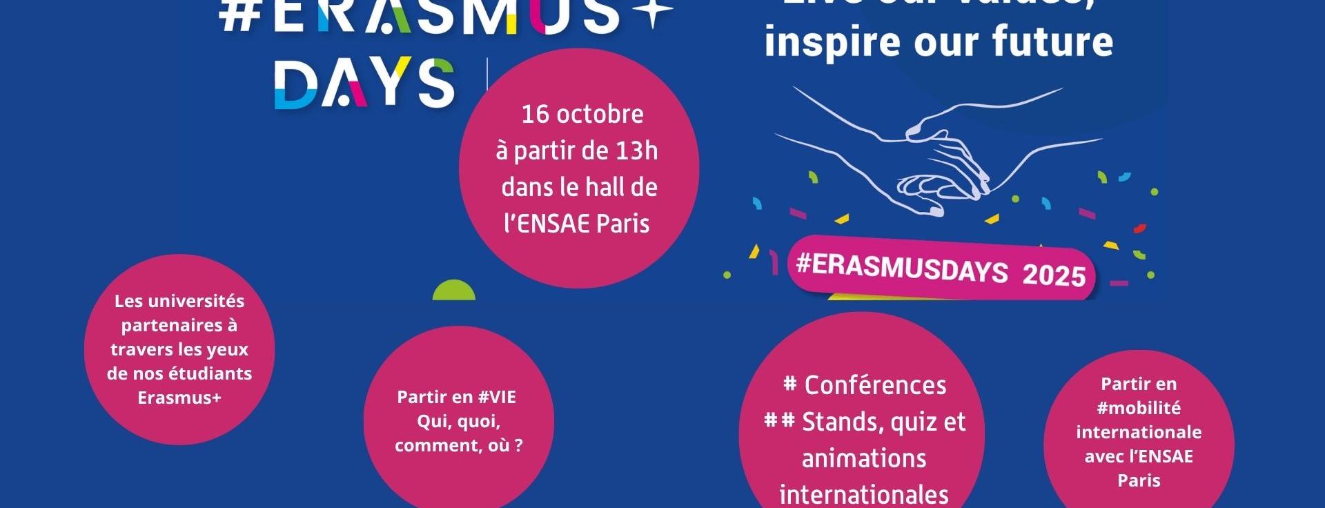 International : l'ENSAE célèbre les Erasmus Days le 16 octobre