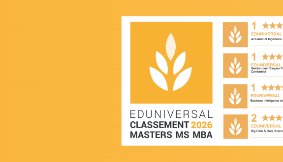 Les 4 programmes de Mastère Spécialisé® (MS) de l'ENSAE Paris en tête du Classement Eduniversal 2026