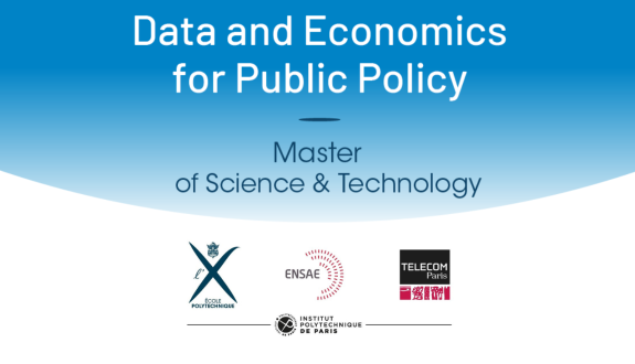 Webinaire le 15/12 à 12h30 : MSc&T Data and Economics for Public Policy